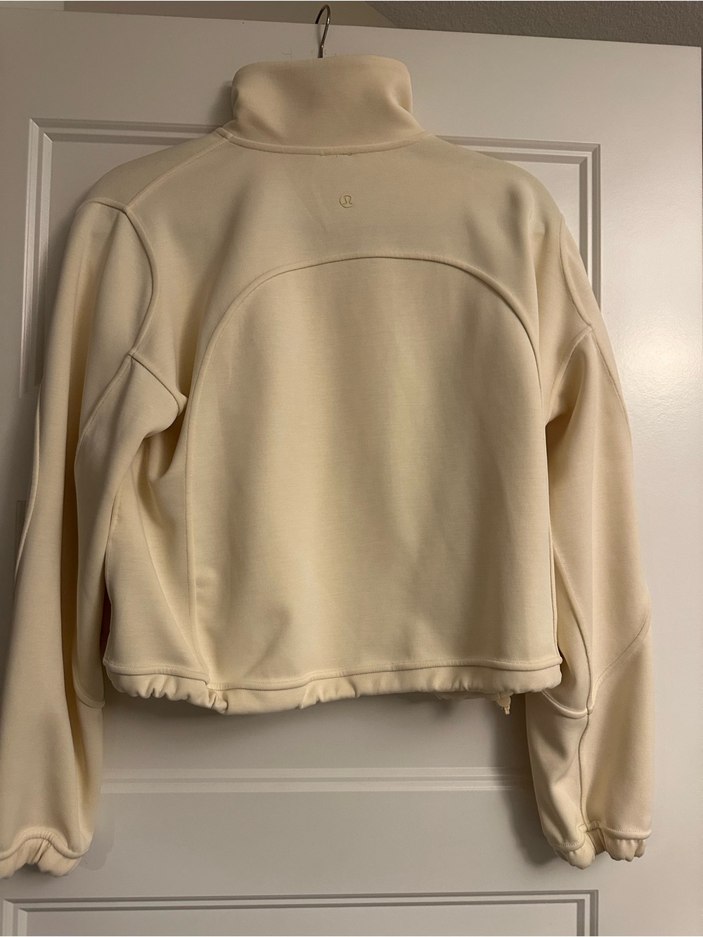 lululemon athletica Cropped Cream Half-Zip Pullover - Picture 2 of 5